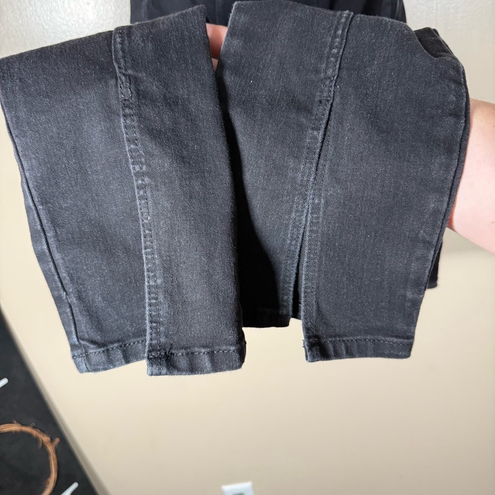 Zara Black Denim TRF Strapless Corset Jumpsuit Medium - Picture 6 of 9